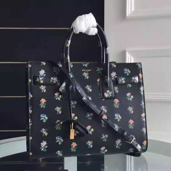 Replica Saint Laurent Small Sac De Jour Bag In Prairie Flower Printed Leather